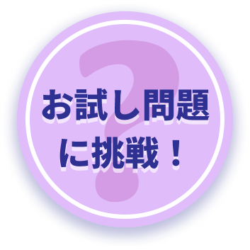 お試し問題に挑戦！