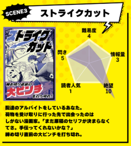 自宅で遊べる持ち帰り謎解きゲーム「最初からクライマックス謎-comic-」のシナリオ紹介